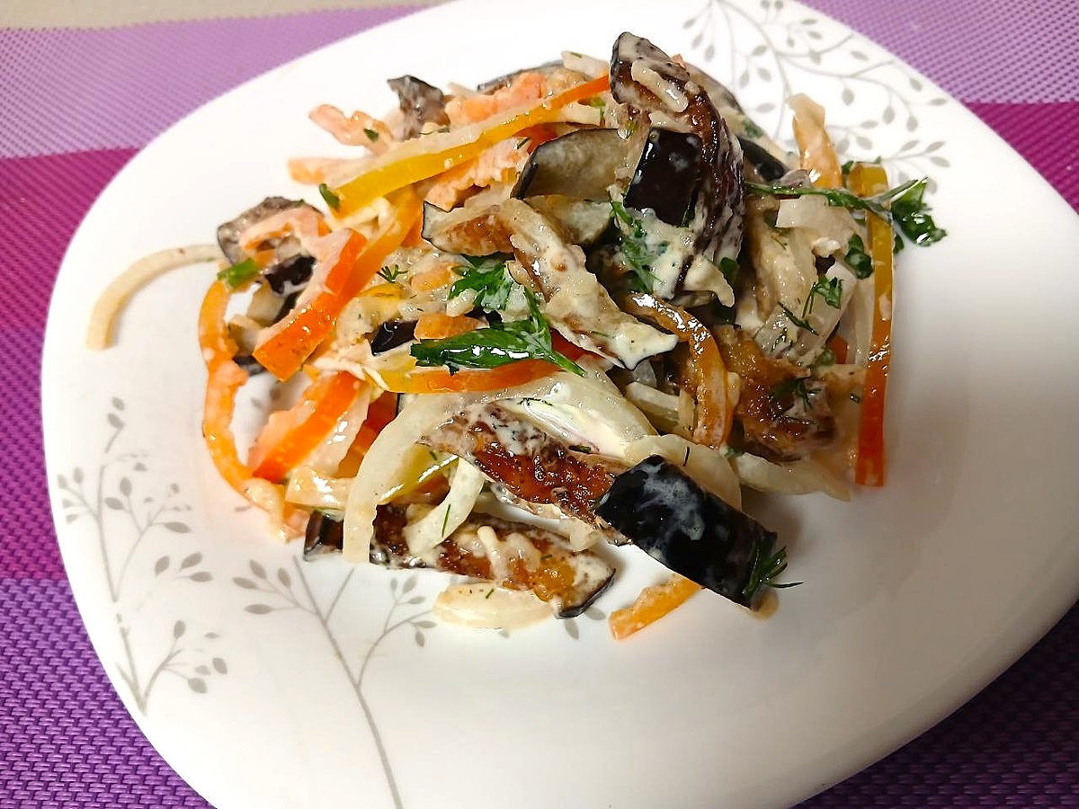 Салат «Вечерний баклажановый вальс»