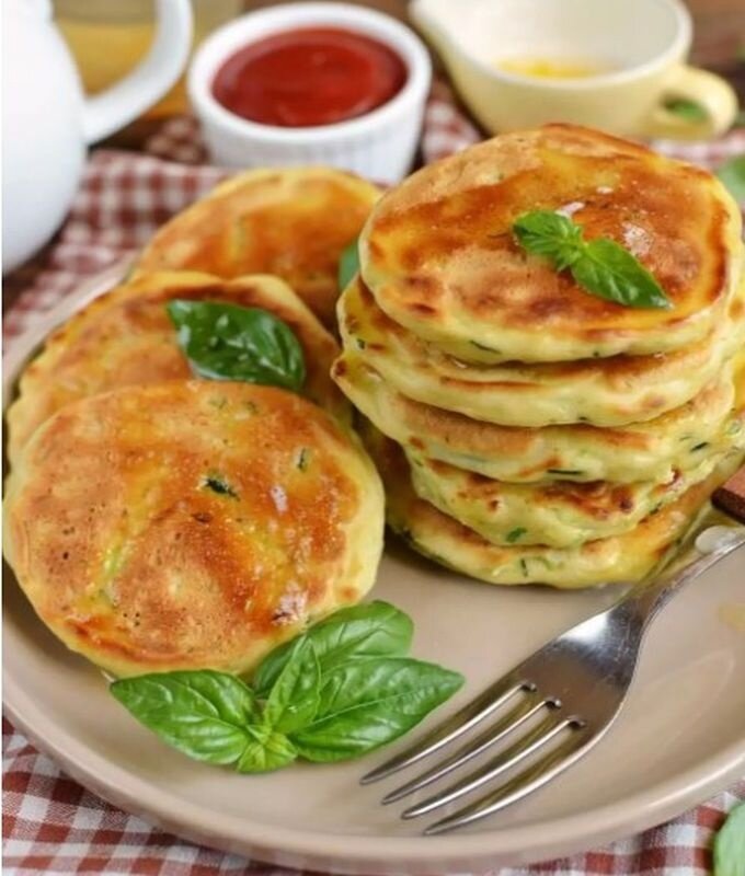 Панкейки из кабачков: Просто и Вкусно