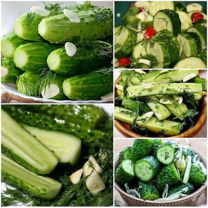 Попробуйте легкие малосольные огурчики на минералке