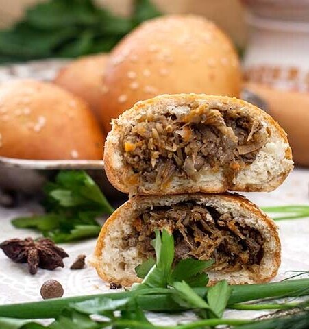 Пирожки с куриной печенью