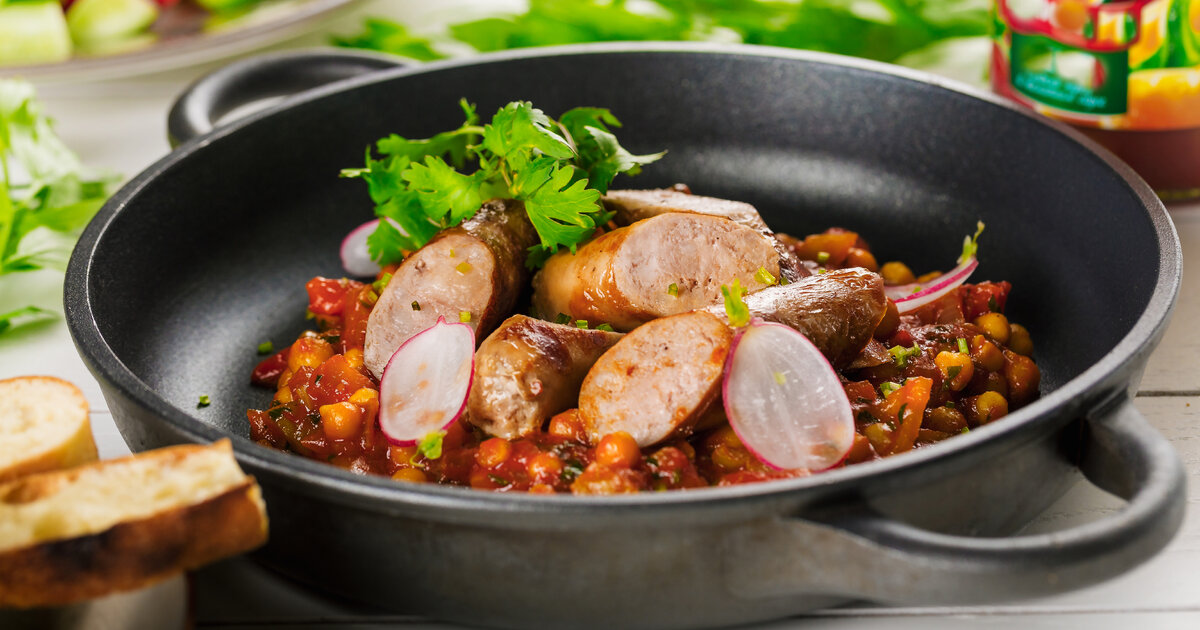 Восточные огни на вашей тарелке: гриль колбаски с марокканским рагу