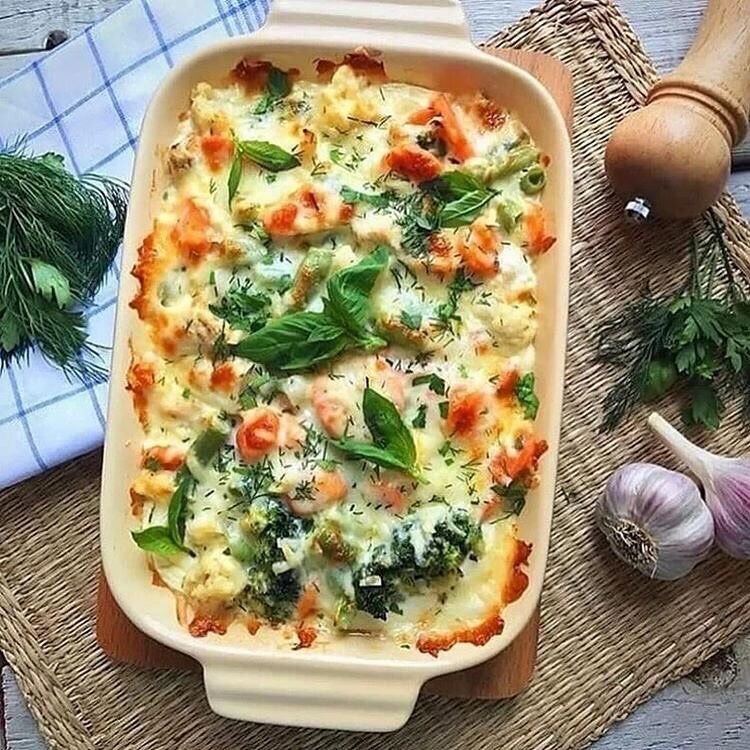 Простая и полезная овощная запеканка