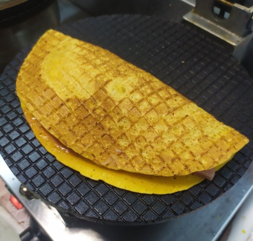 Новый взгляд на кукурузные блины с начинкой