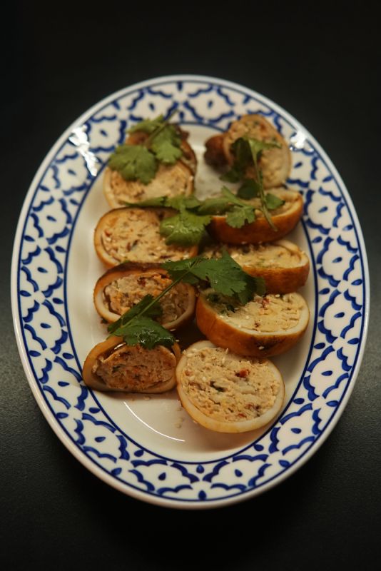 Фаршированный кальмар: быстро и вкусно