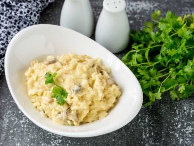 Ризотто с травами и сливками