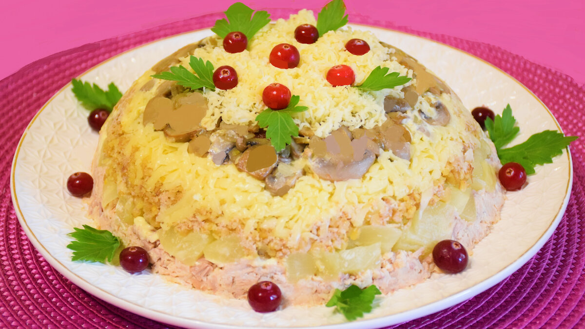 Два салата для праздника: легко и вкусно