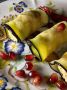 Рулетики из баклажанов с грецким орехом