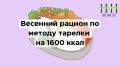 Весеннее меню на 1600 ккал: как сбалансировать питание без лишних усилий